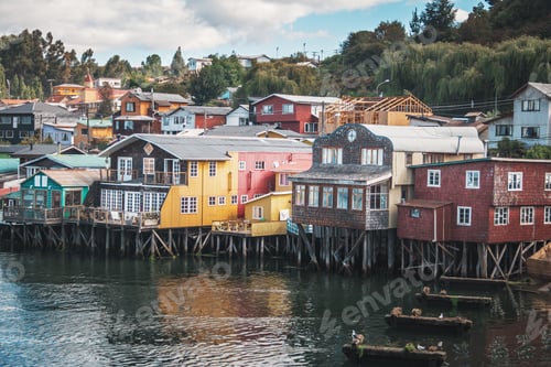 Preview: Gamboa Palafitos Stilt Houses - Castro, Chiloe Island, Chile