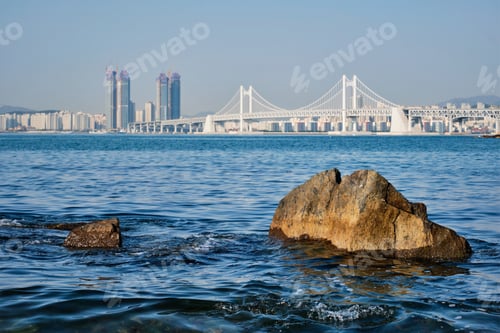 Preview: Gwangan Bridge and skyscrapers in Busan, South Korea