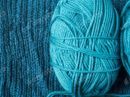 Preview: Teal Yarn Close-Up