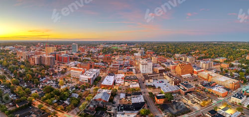 Preview: Ann Arbor, Michigan, USA Downtown Panorama