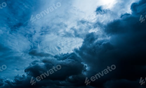 Preview: Cloud storm sky dark rain lightning thunder stormy