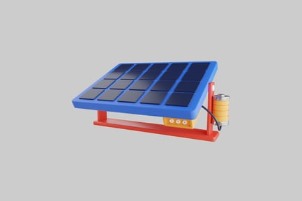Preview: Solar panel with battery