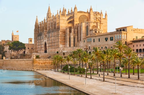 Preview: Palma de Mallorca cathedral. Balearic islands. Spanish cultural heritage. Spain