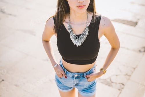 Preview: Young beautiful asiatic woman