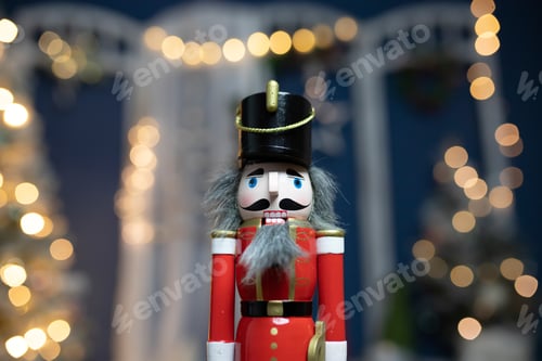 Preview: Nutcracker with holiday lighting background
