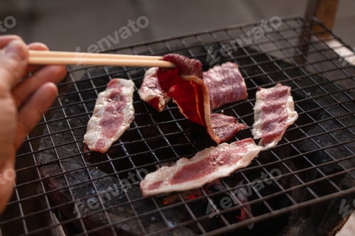 Preview: Grilled beef with Flame, Japanese Yakiniku