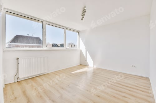 Vista previa: Interior de una habitación espaciosa