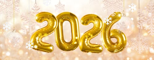 Preview: gold inflatable balloons shaped as the numbers