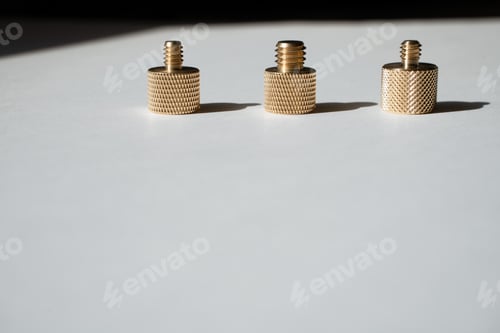 Preview: Row of Camera Tripod Adapter screws