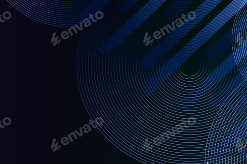 Preview: Geometrical lines patterned blue background