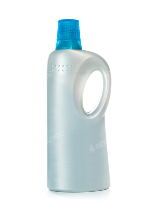 Preview: White bottle from household chemicals