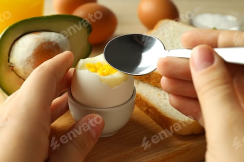 Preview: Concept of delicious breakfast, tasty morning meal