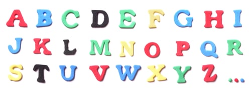 Preview: foam rubber letters alphabet