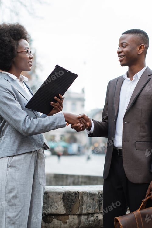 Preview: Business Handshake Agreement Outdoors