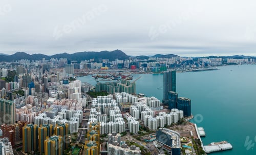 Preview: Hung Hom, Hong Kong 03 February 2022: Hong Kong city