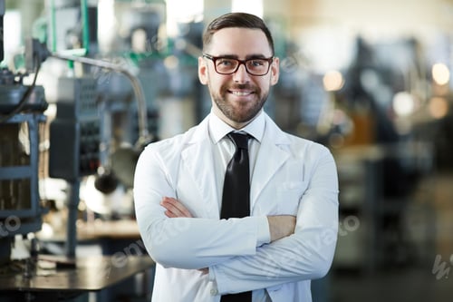Preview: Handsome Factory Manager Posing