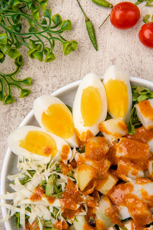 Preview: Gado Gado is an Indonesian salad