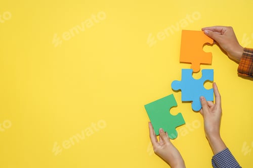 Preview: Puzzles, composition for different concepts and ideas