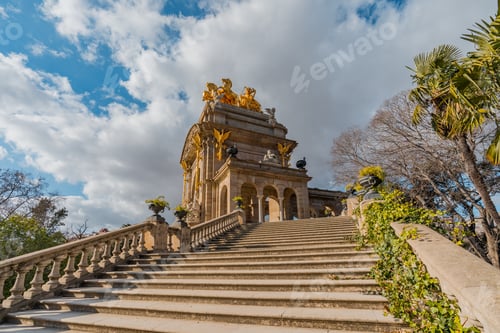 Preview: Cascade Fountain in the Park Citadel in Barcelona, Spain
