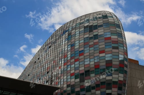 Preview: View of beautiful modern buildings in city