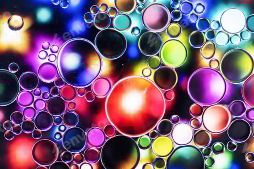 Preview: Abstract oil bubbles
