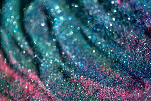 Preview: Shiny blue turquoise multicolored glitter textured background