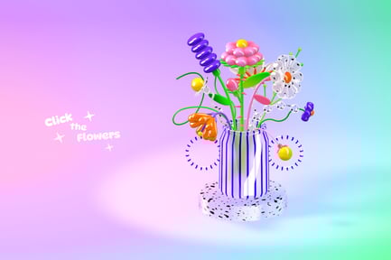 Visualização: Arranjo de flores