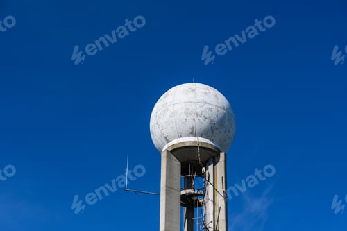 Preview: Concrete tower with a sphere at the top