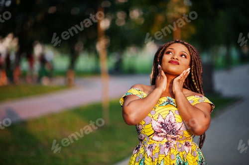 Preview: Cute small height african american girl