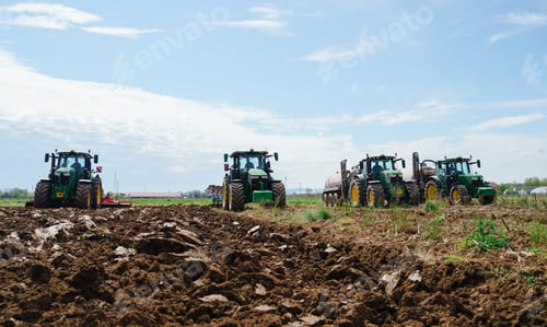 Preview: The sight of these four tractors in action is a reminder of the importance of field management and