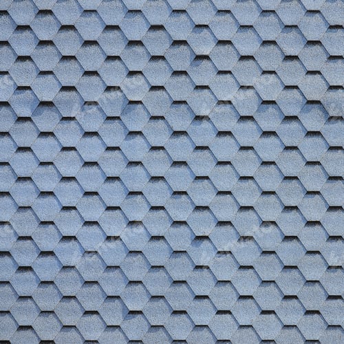 Preview: Modern roofing and decoration of chimneys. Flexible bitumen or slate shingles