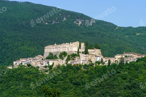 Preview: Rocca Sinibalda, old town in Lazio, Italy