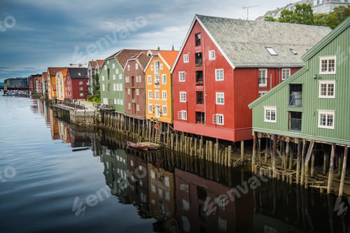 Preview: Trondheim city in Norway