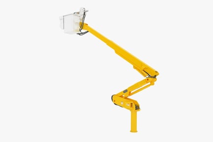 Preview: Articulating Aerial Bucket Crane Basket