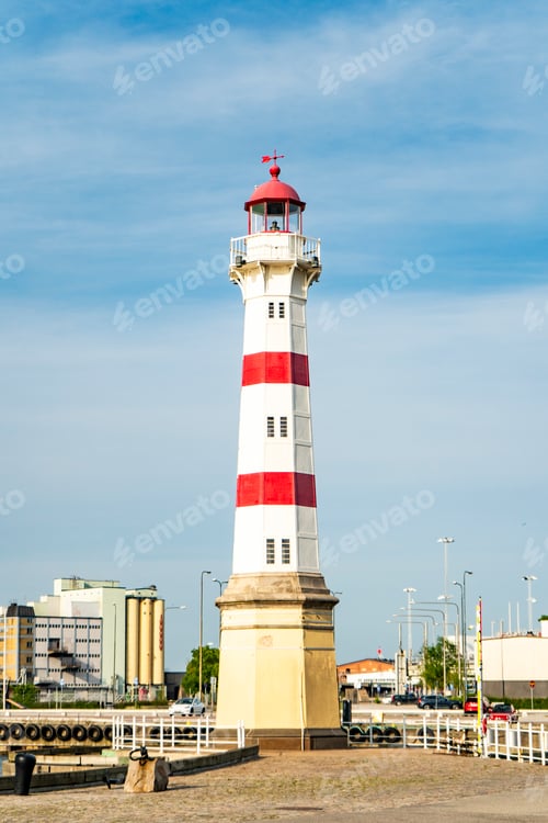 Preview: Malmo Lighthouse iconic maritime landmark in Sweden