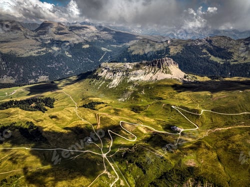Preview: Breathtaking mountainous landscape in San Martino di Castrozza, Italy