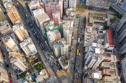 Preview: Sham Shui Po, Hong Kong 19 March 2019: Hong Kong city downtown