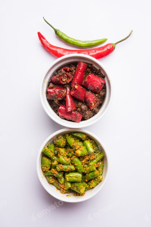 Preview: Red & Green Chilli Pickle