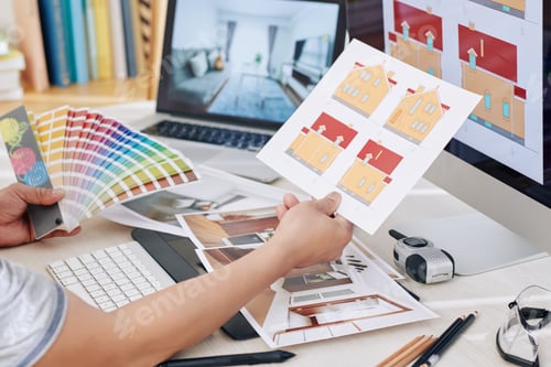 Preview: Interior designer working on project