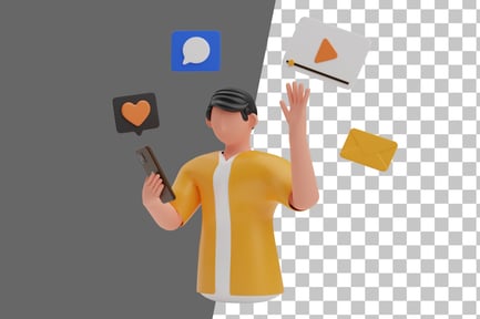 Preview: Content Creation 3D Illustration