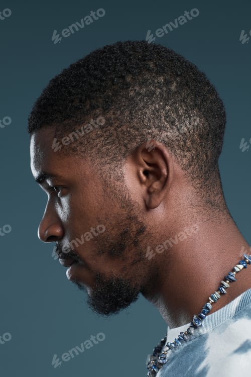 Preview: African American Man Side View