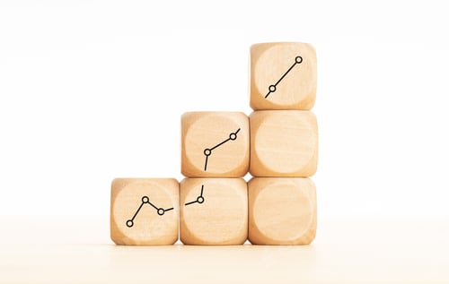Preview: Growth chart drawing on wooden block shape