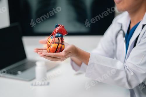 Preview: Cardiologist Providing Comprehensive Health Care, Patient Exams Diagnosing Cardiac Diseases