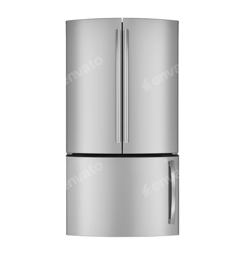Preview: Refrigirater isolated on white background