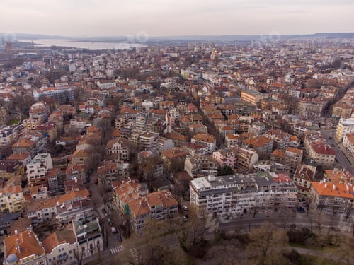 Preview: Aerial panoramic view of Varna, Bulgaria