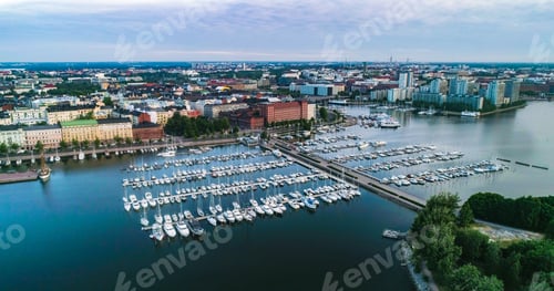 Preview: Boats at a harbor in Helsinki 01