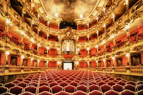 Preview: Beautiful interior of Old Residence Theatre in Munich