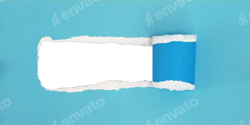 Vista previa: fondo de papel rasgado, espacio de copia con ranura de papel para texto publicitario creativo