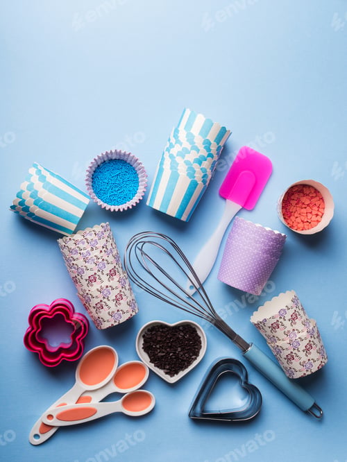 Preview: Sweet baking concept. Girlish style