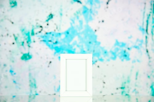 Preview: front view white picture frame on light background family color present shoot picture photo portrait